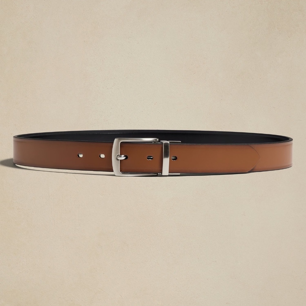 NEW Banana Republic Reversible Leather Belt